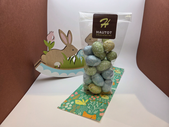 Oeufs emballés "praliné"