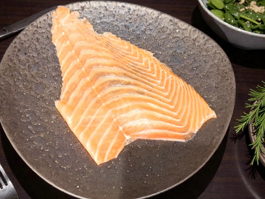 Saumon fumé écossais Artisanal - Tranche