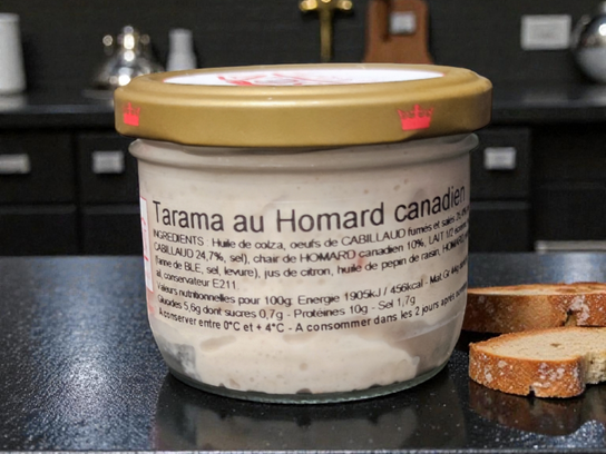 Tarama au Homard Canadien  Verrine 100 g