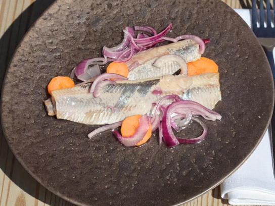 Filets de hareng doux marinés