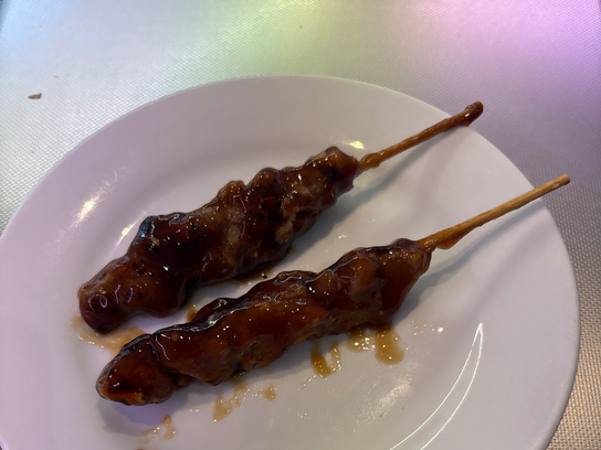 Mini brochette de poulet yakitori