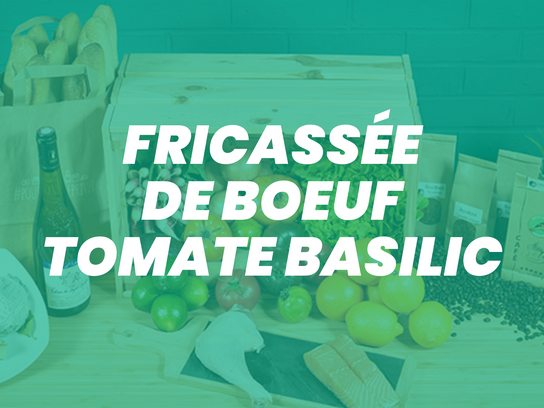 Fricassée de boeuf tomate basilic