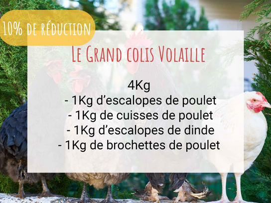 Le Grand colis Volaille (4Kg)