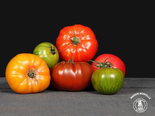 Tomates de la Drome (jaune, noir, rouge)