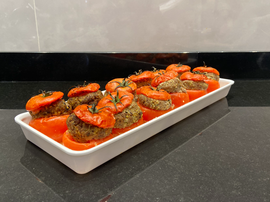 Tomate farcie au bœuf