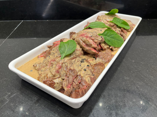 Bœuf sauté au poivre