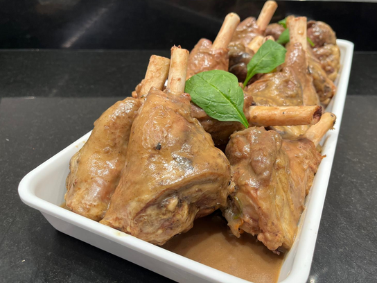 Souris d'agneau confite