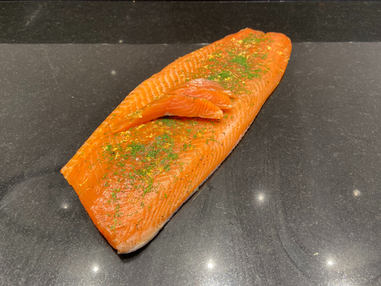 Saumon Gravlax maison