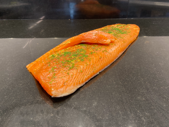 Saumon Gravlax maison