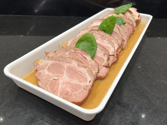 Rôti de porc à la broche