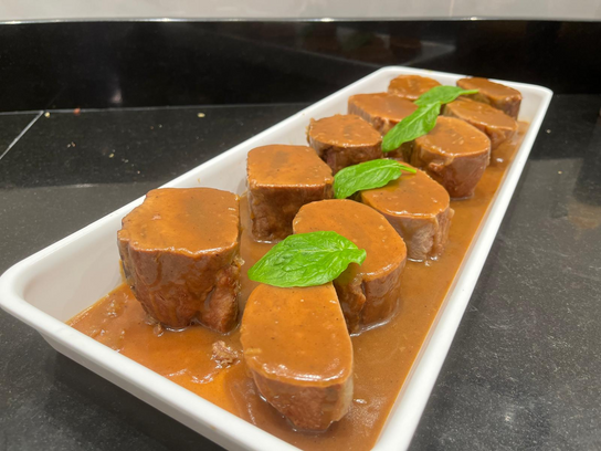 Pièce de veau fondante