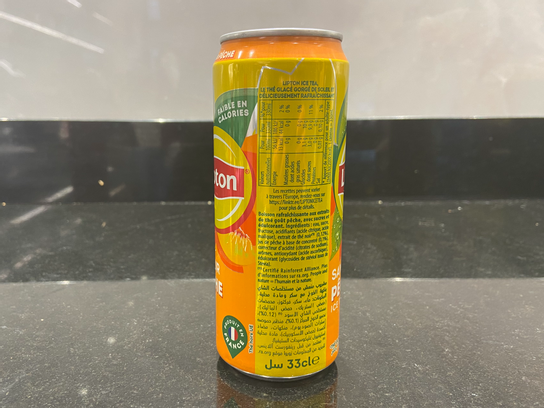 Lipton saveur pêche