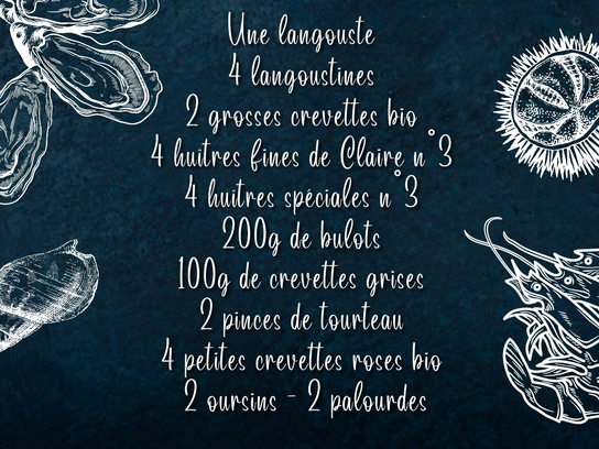 Plateau de Saint Valentin "le duo"