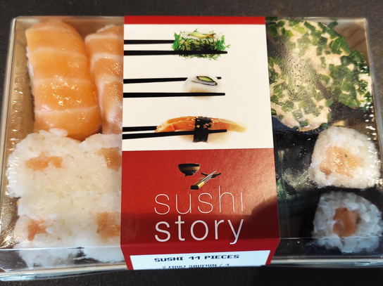Sushi 12 pièces tout saumon