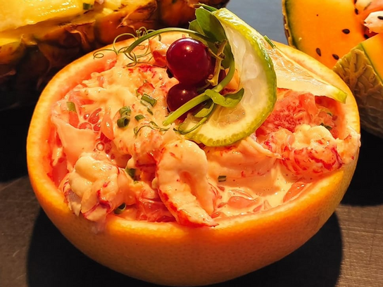 Pamplemousse aux écrevisses