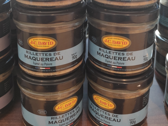 Rillettes de maquereau au poivre