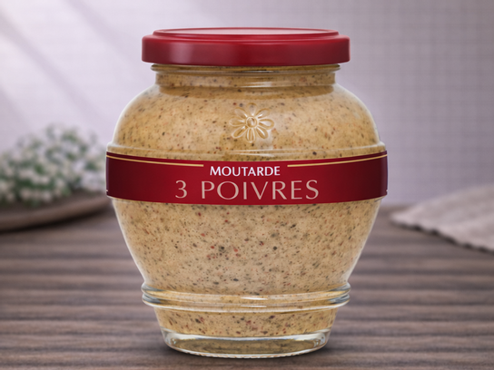 Moutarde aux 3 poivres