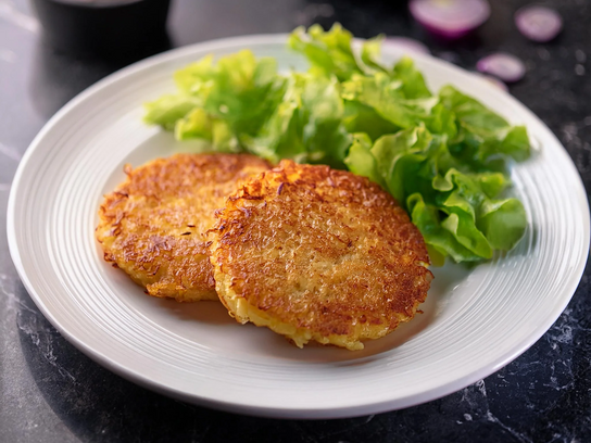 Galette de pommes de terre aux lardons