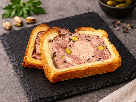 Pâté en croûte Richelieu à la mousse de foie