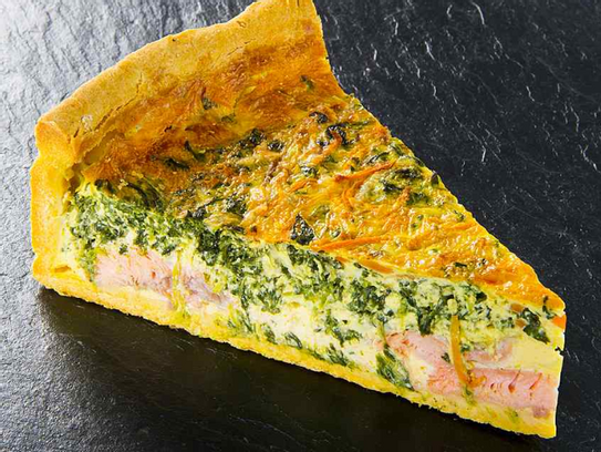 Quiche au saumon