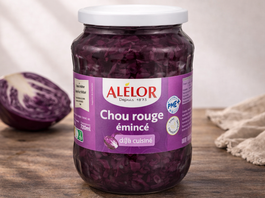 Chou rouge déjà cuisiné