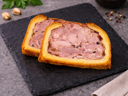 Pâté en croûte Vosgien aux morilles