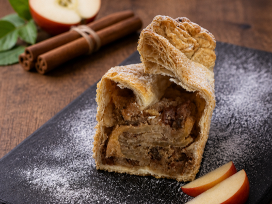 Strudel aux pommes et à la cannelle