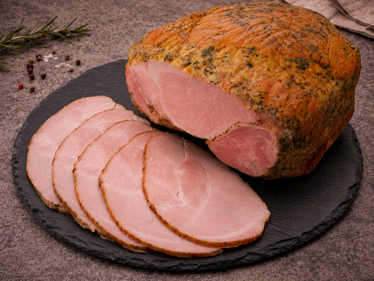 Jambon fumé aux herbes Le Rostello. 400g