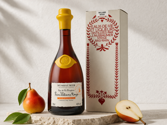 Eau de Vie Exception Poire Williams Rouge - Nusbaumer