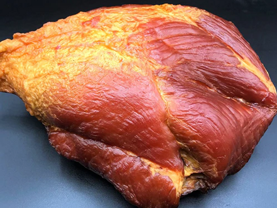 Palette de porc fumée sans os cuite