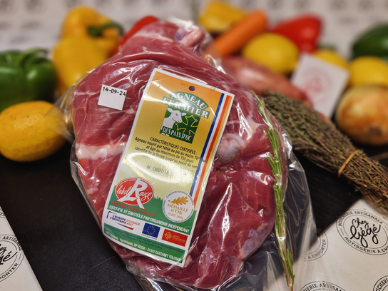 Épaule d'agneau préparée pour le four "sous vide" - 1,200 kg