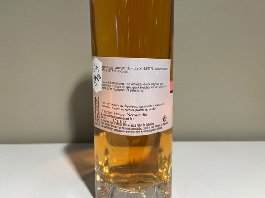 Vinaigre de cidre de Normandie