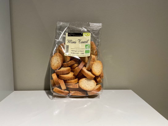 Mini toast grillés BIO