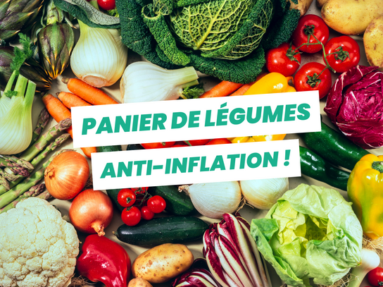 Panier de légumes anti-inflation