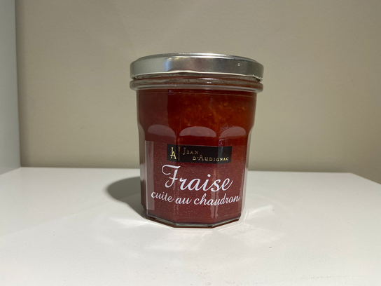 Confiture de fraise cuite au chaudron