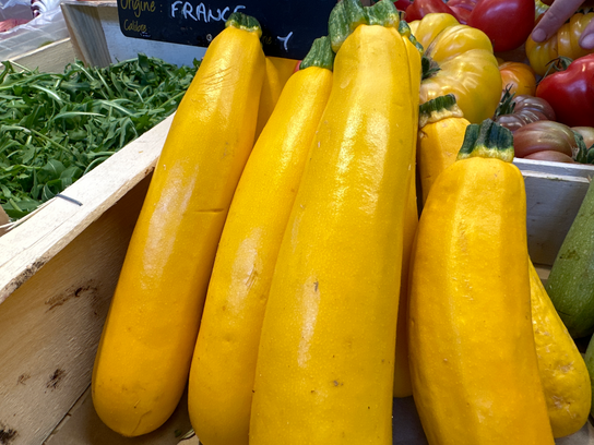 Courgettes jaunes