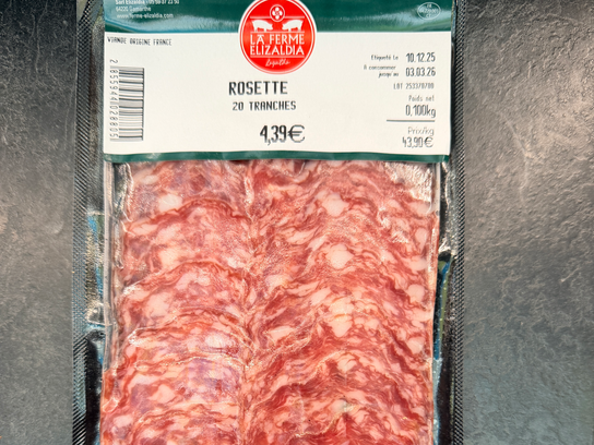 Rosette tranchée sous vide