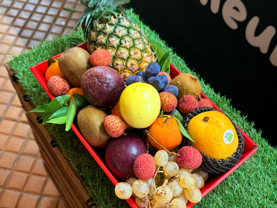Corbeille de fruits de saison pour les fêtes 4/5 personnes