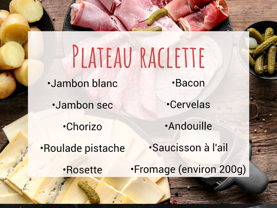 Plateau raclette