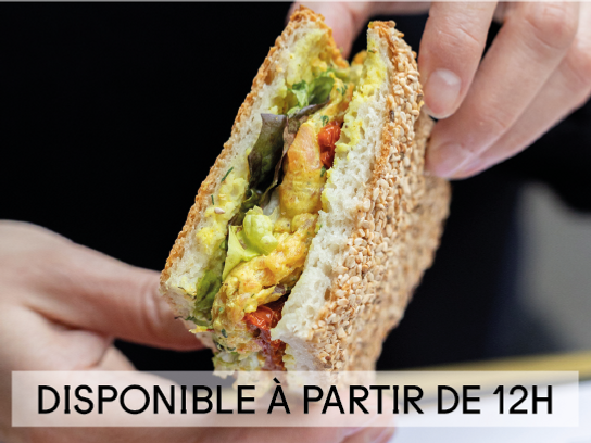 Sandwich Tartare de saumon - Disponible à partir de 12h
