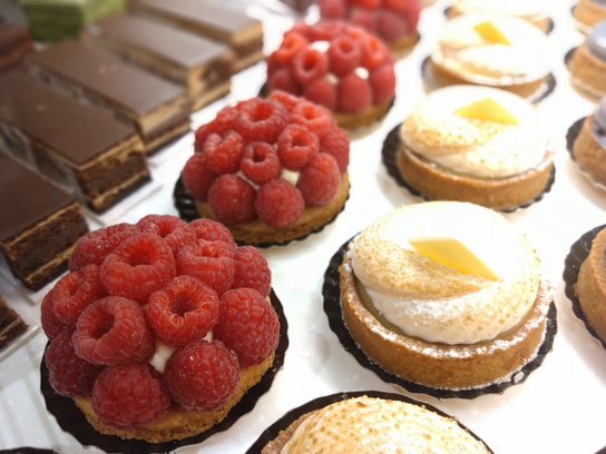 Tarte aux framboises