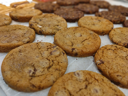 Cookie à la vanille aux pépites de chocolat noir