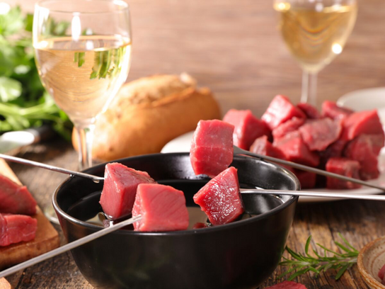 Viande à fondue de bœuf