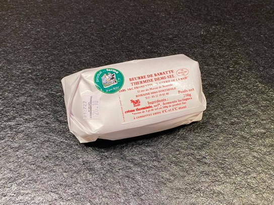 Beurre de baratte demi-sel 250 g