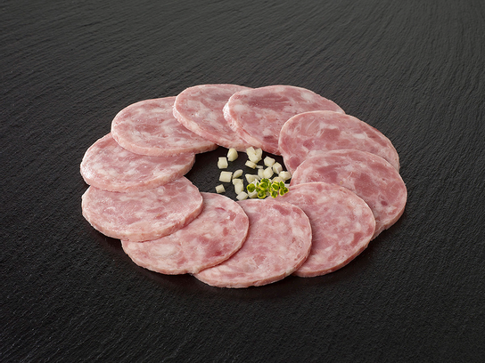 Saucisson à l'ail - Tranches