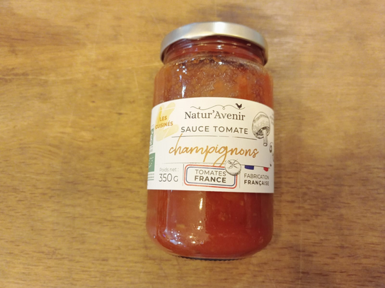 Sauce tomate champignon - Natur'Avenir