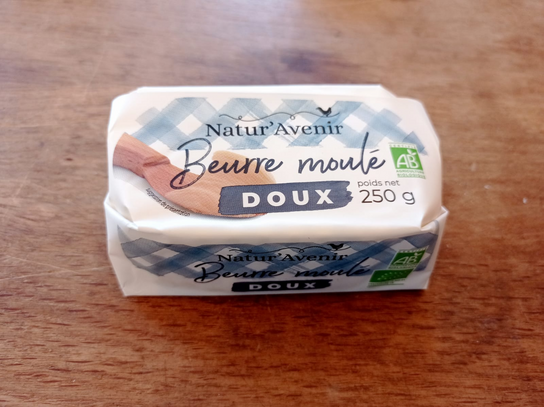 Beurre moulé doux 250g - Natur'Avenir