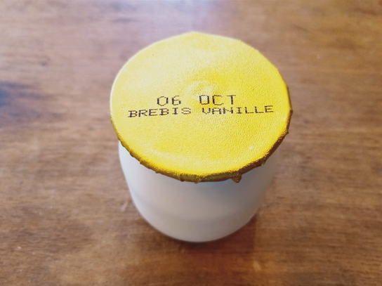 Yaourt brebis vanille 125g - Biochamps