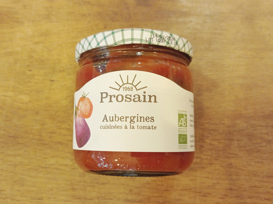 Aubergines cuisinées à la tomate - Prosain