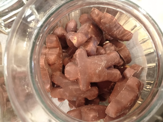 Biscuit p'tit bonhomme chocolat noisette - Belledonne